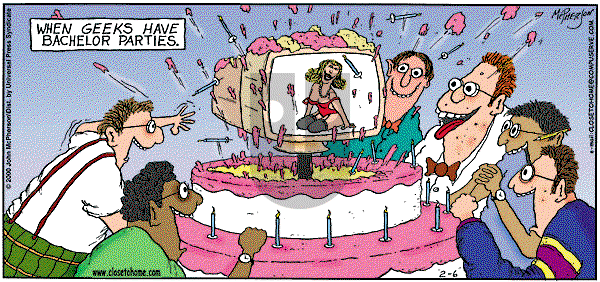 Close to Home on Sunday February 6, 2000 Comic Strip