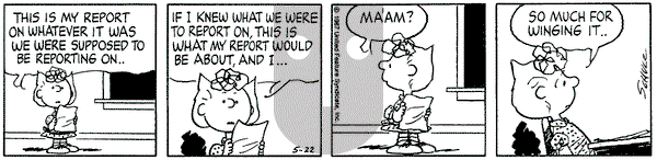 Peanuts on Friday November 11, 1988 Comic Strip