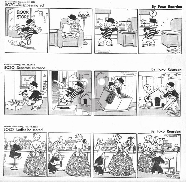 Bozo - Thursday January 23, 2025 Comic Strip