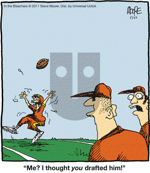 In the Bleachers - Tuesday May 24, 2011 Comic Strip