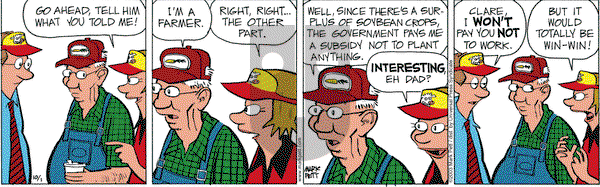 Lucky Cow on Wednesday October 1, 2003 Comic Strip