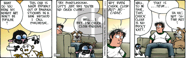 Get Fuzzy on Friday April 15, 2011 Comic Strip
