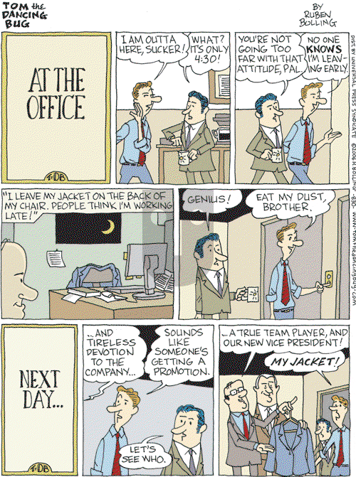Tom the Dancing Bug on Saturday December 16, 2006 Comic Strip