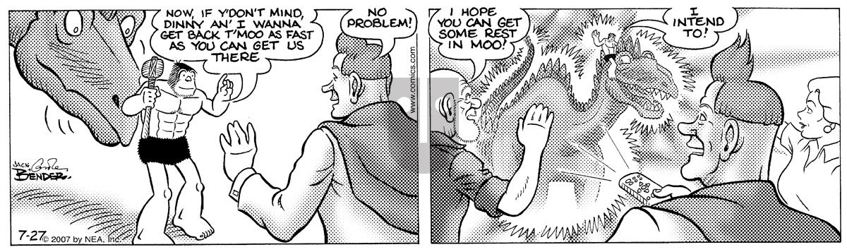 Alley Oop - Friday July 27, 2007 Comic Strip
