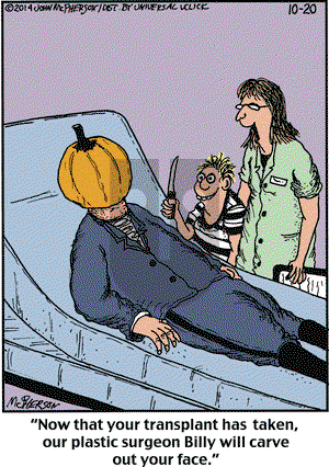Close to Home on Monday October 20, 2014 Comic Strip