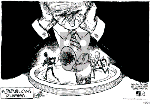 Pat Oliphant on Wednesday October 24, 2007 Comic Strip