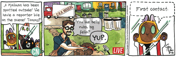 Breaking Cat News on Tuesday May 21, 2019 Comic Strip