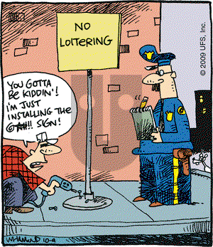 Reality Check on Friday October 9, 2009 Comic Strip
