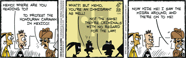 La Cucaracha on Thursday December 6, 2018 Comic Strip