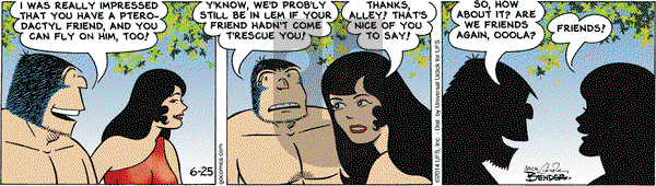 Alley Oop on Wednesday June 25, 2014 Comic Strip