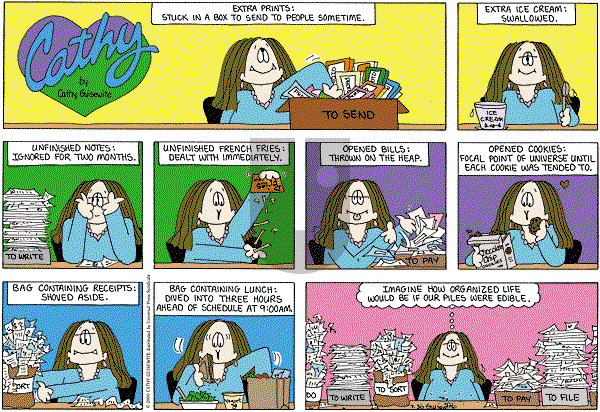 Cathy Classics - Sunday July 30, 2000 Comic Strip