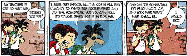 The Buckets on Thursday October 27, 2011 Comic Strip