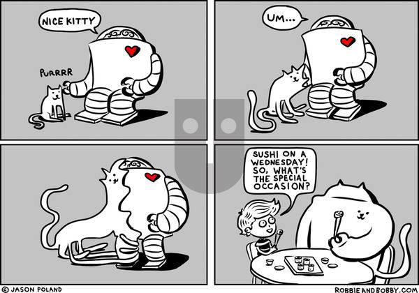 Robbie and Bobby on Tuesday April 15, 2025 Comic Strip