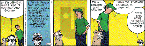 Get Fuzzy on Thursday July 24, 2008 Comic Strip