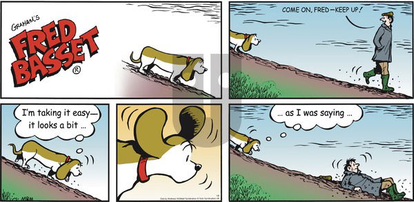 Fred Basset on Sunday January 6, 2019 Comic Strip