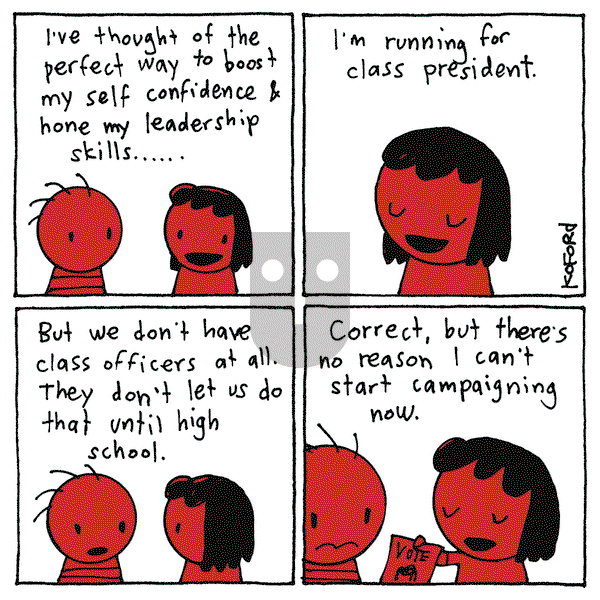Haircut Practice on Monday January 27, 2025 Comic Strip