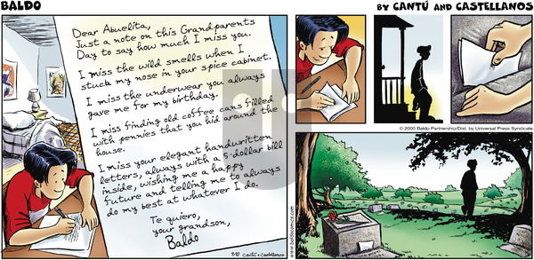 Baldo on Saturday October 21, 2000 Comic Strip