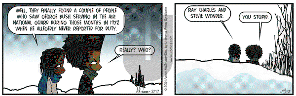 The Boondocks on Tuesday February 17, 2004 Comic Strip