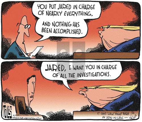 Tom Toles on Thursday February 21, 2019 Comic Strip