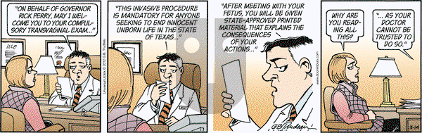 Doonesbury - Wednesday March 14, 2012 Comic Strip
