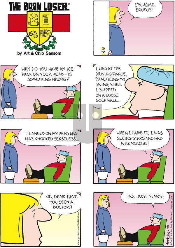 The Born Loser on Sunday April 1, 2012 Comic Strip