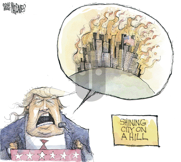 Matt Davies on Tuesday July 26, 2016 Comic Strip
