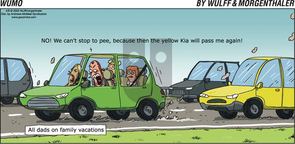 WuMo on Sunday April 6, 2025 Comic Strip