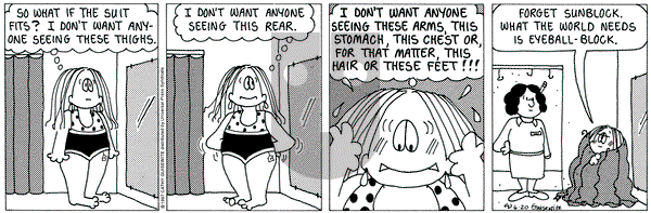 Cathy Classics on Friday June 20, 1997 Comic Strip
