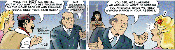 Alley Oop on Thursday April 23, 2015 Comic Strip