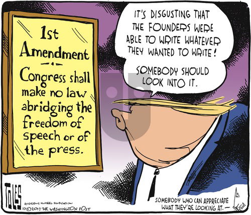 Tom Toles on Sunday October 15, 2017 Comic Strip