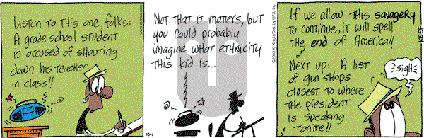 The Knight Life on Thursday October 1, 2009 Comic Strip