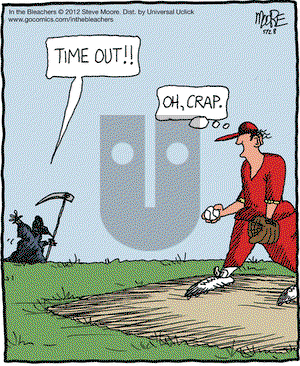 In the Bleachers on Monday May 28, 2012 Comic Strip