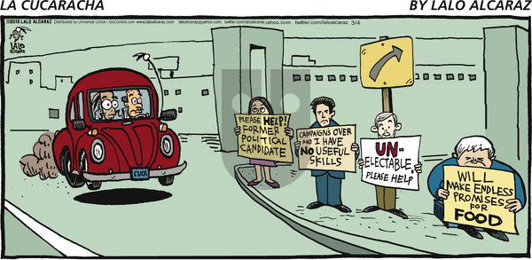 La Cucaracha on Sunday March 4, 2012 Comic Strip