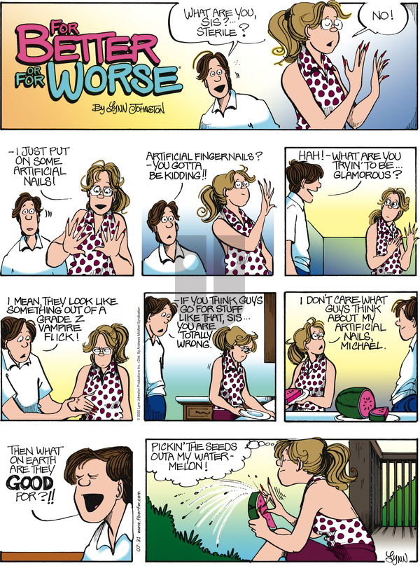 For Better or For Worse - Sunday July 31, 2022 Comic Strip