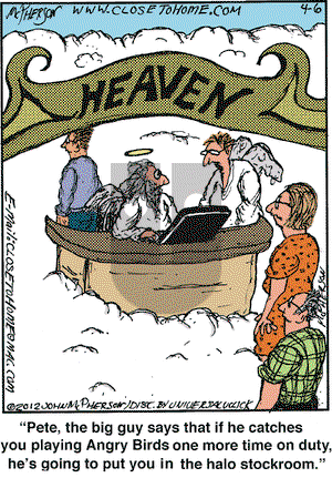 Close to Home on Friday April 6, 2012 Comic Strip