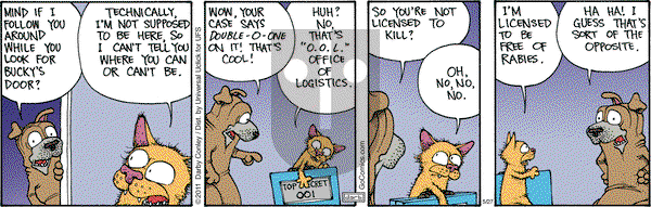 Get Fuzzy on Monday May 27, 2013 Comic Strip