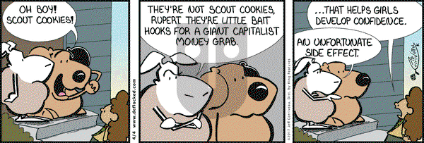 DeFlocked on Tuesday April 4, 2017 Comic Strip