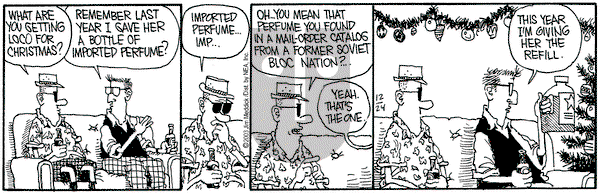 Monty on Wednesday December 24, 2003 Comic Strip