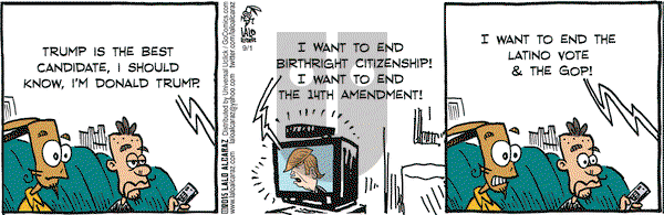 La Cucaracha on Tuesday September 1, 2015 Comic Strip