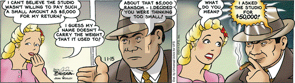 Alley Oop on Saturday November 15, 2014 Comic Strip