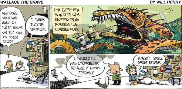 Wallace the Brave on Sunday January 5, 2020 Comic Strip