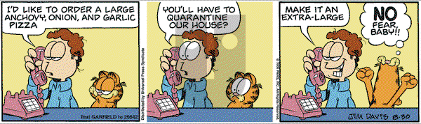 Garfield on Wednesday August 30, 2006 Comic Strip