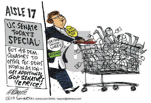 Henry Payne on Friday February 3, 2017 Comic Strip