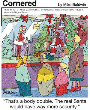 Cornered on Tuesday December 22, 2015 Comic Strip