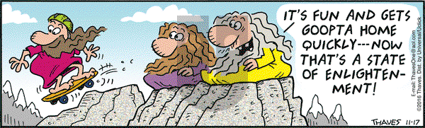 Frank and Ernest on Thursday November 17, 2016 Comic Strip