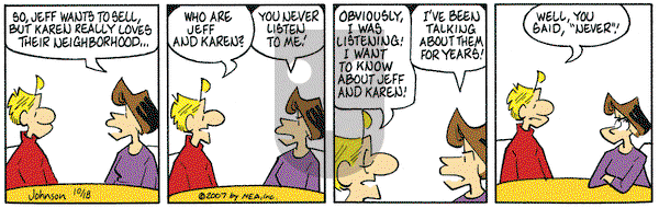 Arlo and Janis on Thursday October 18, 2007 Comic Strip