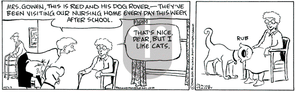 Red and Rover on Friday October 23, 2009 Comic Strip