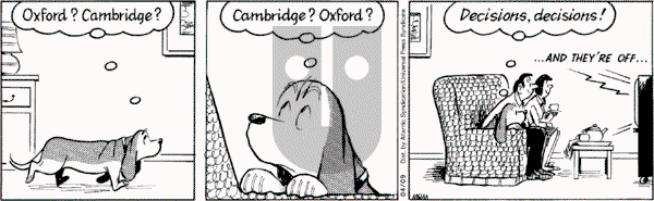Fred Basset on Saturday April 9, 2005 Comic Strip