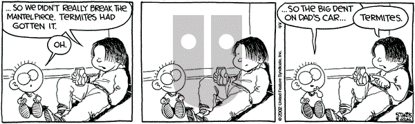 The Buckets on Wednesday November 6, 2002 Comic Strip