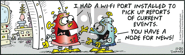 Frank and Ernest on Wednesday November 20, 2019 Comic Strip